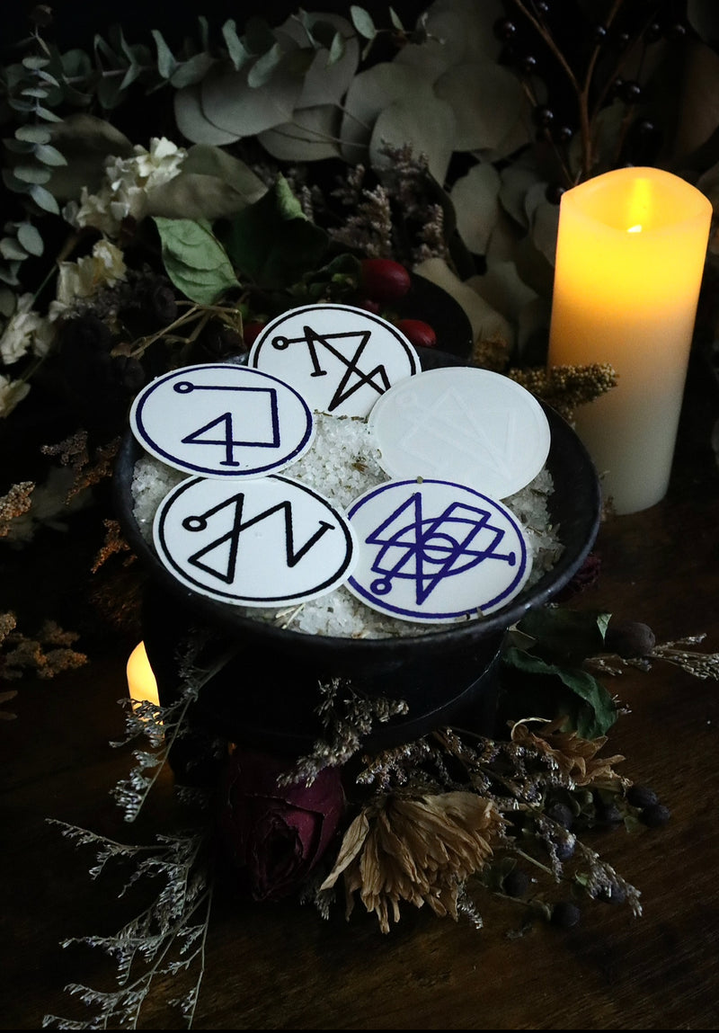 Ritual Protection Sigil Sticker Collection