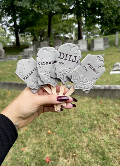 Tombstone Plant Markers